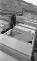 Bodies of Meir Feinstein and Moshe Barazani, members of underground movement Etzel, Killed themselves shortly before the execution by the British.