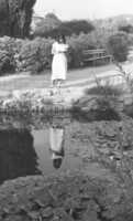 The traditional (Tashlich) pray shortly before the Jewish New Year - throwing their sins into the nearby water lake.