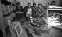Police cought a quantity of drugs like Hashish and other stolen property.