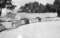 The Avrahan Memorial Site in Ramat Gan was demolished by religious extremists in protest of the archaeologicalp digging in old cemeteries.