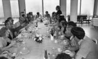 A press conference with South African Intellectuals.