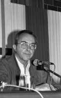 Defence Minister Moshe Arens held a press conference.