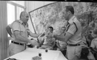 The Scouts movement sent their members to hand out to soldiers, apples and honey for Rosh Hashanah evening at intersections where soldiers are waiting for rides.