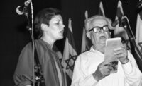 פתיחת תערוכה על תנועת ההעפלה לפני קום המדינה.
