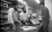 The Super Orthodox Jewish Courts preparing special baked Matza for the Passove holidays.