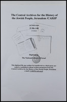 תקנות הקהל (קטעים מפנקס הקהילה).