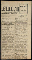 Article de L'Echo de Tlemcen sur le Grand Rabbin de Tlemcen Mr. Joseph Messas, nommé Juge au Tribunal rabbinique (Dayan) à Meknès.