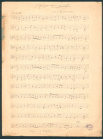 מנגינה לזמר חנוכה (כתב יד).