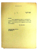 Committee on Landsmanschaften - reports and minutes.