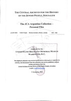 Berman Abraham y Moises, contrato (colonia: Cohen Oungre).