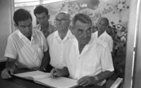 קדיש לוז בתערוכת שלום על ישראל.