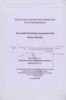 Documents relating to Fethy Keuy (includes preliminary contract, 1917), relating to Greek property in Turkey, 1923-1931.