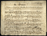 Vita ne Sentioere - Il Bravo-Scena e cavatina (manuscript) / Marcadente.