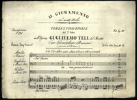 Terzettino Finale del 2o Atto nel'Opera / Giocchino Rossini.