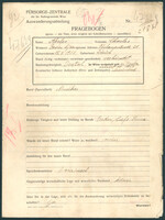 Applicant: Abeles, Charles; born 15.8.1903 in Zürich (Switzerland); married; profession(s): Musiker.