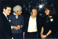 Philip Goldberg; Avital Sharansky; Anatoly Sharansky; Suzy Goldberg : tribute dinner, Hilton Hotel, London, England.
