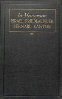 Speeches and articles on various subjects, among them:Civil rights, pogroms, pacifism, Zionism, Soviet Russia, relief work, "Kehillah", Israel Friedlaender.