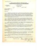 Letter requesting Magnes's endorsement of the American Palestine Engineering Construction Company.