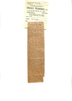Press clippings on Zionism; incl.: References to Magnes' report on Palestine and the Zionist Congress at Basle, 1912.