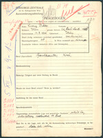 Applicant: Adler, Lustig; born 10.3.1901 in Vienna (Austria); married; profession(s): Baubeamter, Koch.