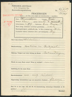 Applicant: Blumstein, Gusti; born 16.7.1899 in Gura Humorului (Romania); married.
