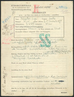 Applicant: Blumenthal-singer, Martha; born 7.6.1890 in Vienna (Austria); divorced.