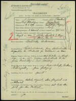 Applicant: Boros, Béla (Adalbert); born 19.8.1890 in Szombathely (Hungary); single.