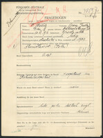 Applicant: Beller, Owen; born 10.7.1912 in Grodzisko; single.
