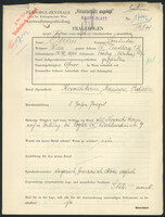 Applicant: Beran, Szerenka; born 12.12.1901 in Hațeg (Hunedoara, Romania); divorced.