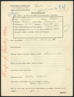 Applicant: Berger, Rafael; born 3.9.1886 in Vasçauti P/C; married.