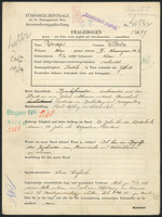 Applicant: Berger, Wilhelm; born 8.2.1891 in Vienna (Austria); married.