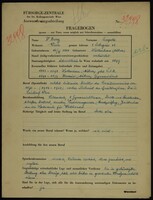 Applicant: Berg, Leopold; born 16.2.1881 in Holešov (Czech Republic); married.