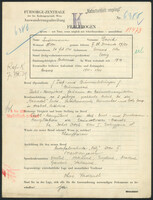 Applicant: Andermann, David; born 24.2.1911 in Buchach (Ukraine); single; profession(s): Brunnenbau.