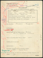 Applicant: Altaras, Regine; born 15.1.1904 in Vienna (Austria); divorced; profession: Schneiderin.