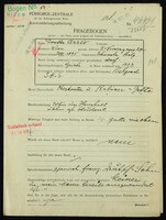 Applicant: Asseó, Doretta; born 20.11.1895 in Schumla (Bulgaria); married.