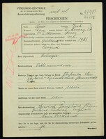 Applicant: Asseo, Isak; born 21.2.1892 in Seres (Greece); married.