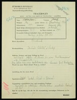 Applicant: Awerbach, Josef; born 1887 in Leszniów; married.