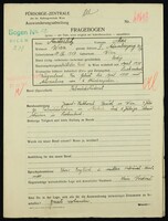 Applicant: Austerlitz, Max; born 28.3.1917 in Vienna (Austria); single.