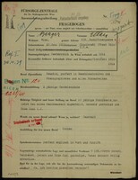 Applicant: Berger, Ellen; born 20.6.1911 in Cincinnati (Ohio); single.