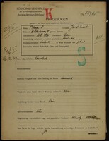 Applicant: Berger, Josef Israel; born 16.2.1890 in Vienna (Austria); married.