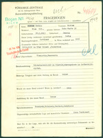 Applicant: Berlin, Miriam; born 28.1.1913 in Danzig; single.