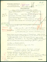 Applicant: Berlstein, Alfred; born 6.10.1892 in Kolomea; married.