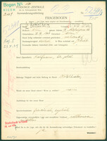 Applicant: Bettelheim, Bruno Israel; born 28.8.1903 in Vienna (Austria); married.