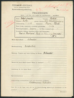 Applicant: Aronstein, Herbert; born 12.6.1918 in Fürth (Germany); single.