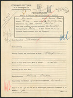 Applicant: Balicki, Israel Chaim; born 14.3.1897 in Kielce; married.