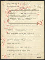 Applicant: Bandler, Hans; born 8.12.1914 in Vienna (Austria); single.