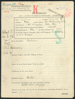 Applicant: Bahrer, Hersch; born 1.10.1897 in Kalusz (Ukraine); married.