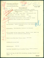 Applicant: Bergsmann, Fritz; born 18.7.1905 in Vienna (Austria); single.