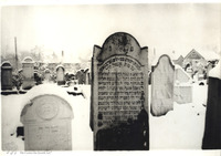 Photograph of: Old Jewish Cemetery in Khust.
