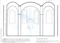 Photograph of: Synagogue in Tarnogród : Measured drawings.